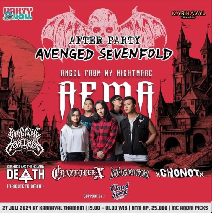 After Party Avenged Sevenfold EventTerkini