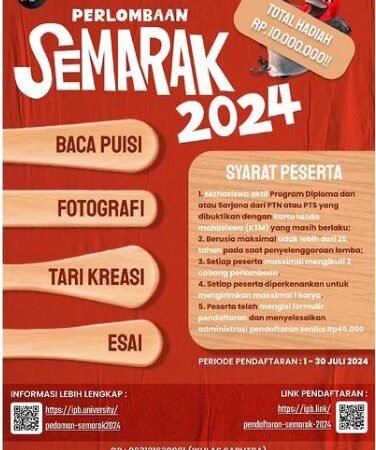 PERLOMBAAN SEMARAK KEHUTANAN 2024 Event Terkini